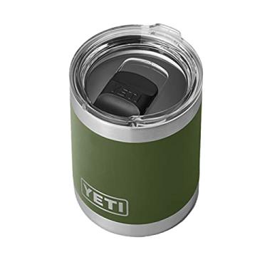 Imagem de YETI Rambler Lowball de 290 ml, isolado a vácuo, aço inoxidável com tampa MagSlider, Highlands Olive