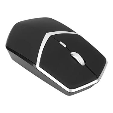 Imagem de Mouse de escritório ergonômico de 2,4 GHz recarregável tipo C para laptop, mouse comercial sem fio Bluetooth, mouse mudo de 4 botões com 800/1200/1600 DPI ajustável
