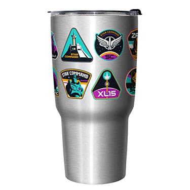 Imagem de Disney Caneca de viagem isolada de aço inoxidável de 765 ml, 765 ml, multicolorida