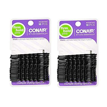 Imagem de 2 conjuntos de 18 pinos pretos Scunci da Maven Gifts