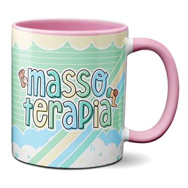 Imagem de Caneca Massoterapeuta Profissão Presente Massoterapia (Rosa)