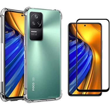 Imagem de Capa Capinha Anti Impacto + Película de Cerâmica 9D Compatível Com Xiaomi Poco F4 - (Hard Glass Store)