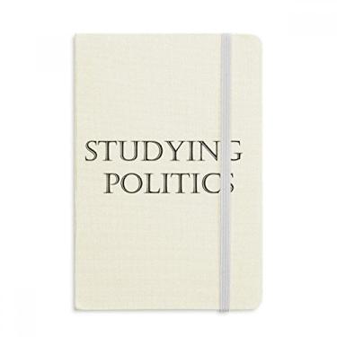 Imagem de Caderno de frases curtas para estudar política, capa dura oficial, diário clássico