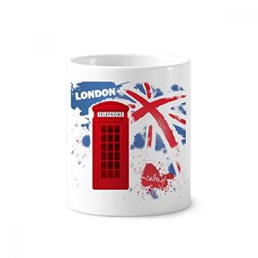 Imagem de Suporte para caneta de escova de dentes com bandeira de Londres do Reino Unido da Grã-Bretanha, suporte de cerâmica, suporte para lápis