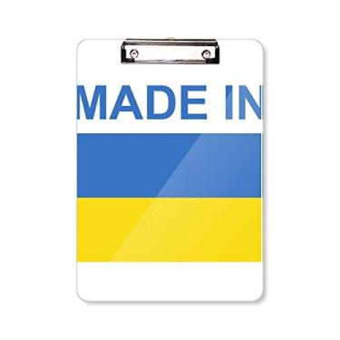 Imagem de Made in Ukraine Country Love prancheta pasta de escrita placa de apoio A4