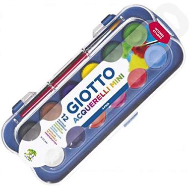 Imagem de Aquarela Pastilha estojo 12 cores Giotto