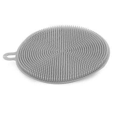 Imagem de Esponja De Silicone Para Limpeza Mimo Style Cinza No Voltagev