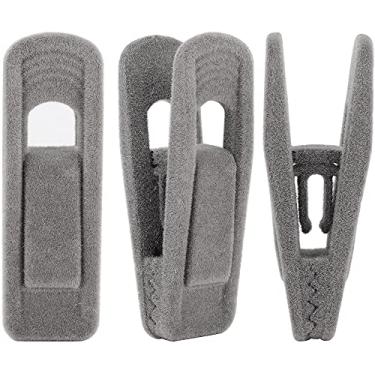 Imagem de 40 Peças Presilhas De Veludo Para Cabides