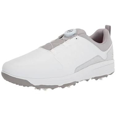 Imagem de Skechers Sapato de golfe masculino à prova d'água Torque Twist, Branco, 11.5