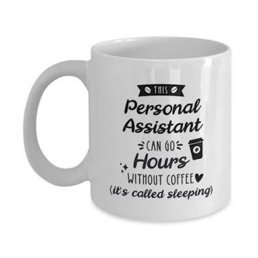 Imagem de Caneca de café assistente pessoal, presente de assistente pessoal, presente para assistente pessoal, presentes de assistente pessoal para amigos, ideia de presente de aniversário de Natal (325 ml)