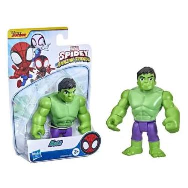 Imagem de Boneco Hulk Hero 10cm Marvel Spidey F3996 Hasbro