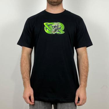 Imagem de Camiseta Lost Saturn Skull Preto - Masculino-Masculino