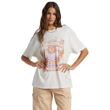 Imagem de Roxy Camiseta feminina grande, Bel Air Blue 241, G