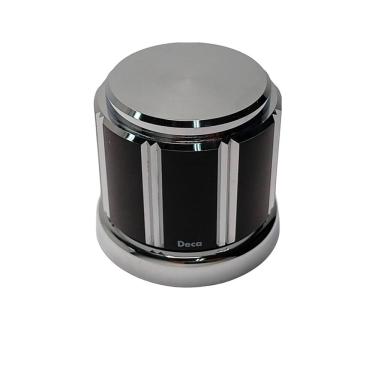 Imagem de Acabamento para Registros Deca Linha Maxim Cromado e Preto C75 - 4900C75PQ