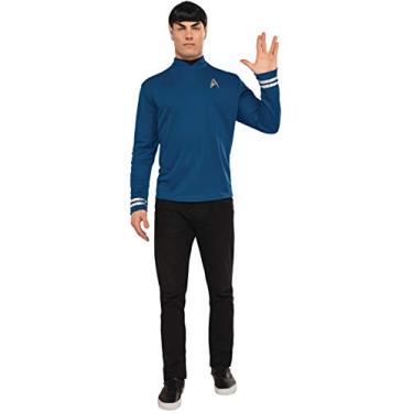 Imagem de Rubie's Star Trek: Camiseta de luxo Beyond Spock, Azul, P