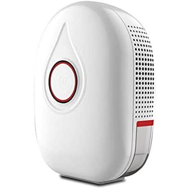 Imagem de Desumidificador doméstico Mini desumidificador de quarto, desumidificador portátil ultra silencioso com mangueira de drenagem contínua, remove umidade e umidade, vermelho