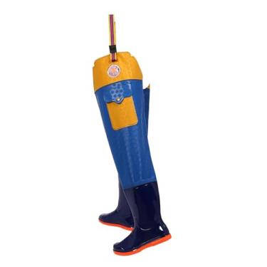 Imagem de Waders Botas De Cano Alto Masculinas E Femininas Com Bolsos, Botas Leves De PVC À Prova D'água, Botas De Cano Alto Para Pesca E Caça(38 EU)