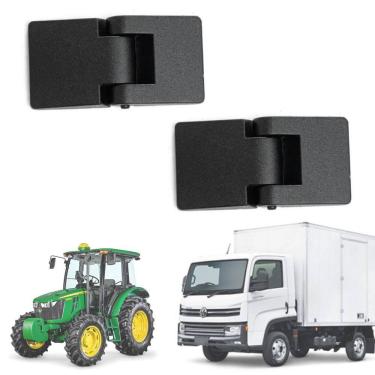 Imagem de Par 2 Dobradiças Externa Porta Agrícola Baú Cabine Uso Geral - UN / 2 [F103]