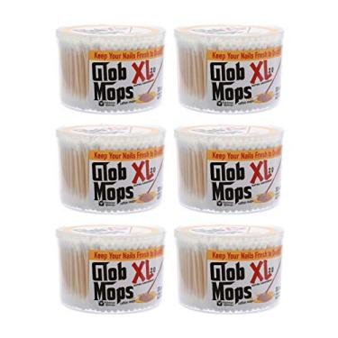 Imagem de Glob Mops Pacote com 6 cotonetes de algodão XL 2.0 | Extra absorvente | Ecológico | Total de 1800 esfregões