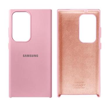 Imagem de Capinha Compatível com Galaxy S23 Ultra Silicone Aveludado - Geral, Ro