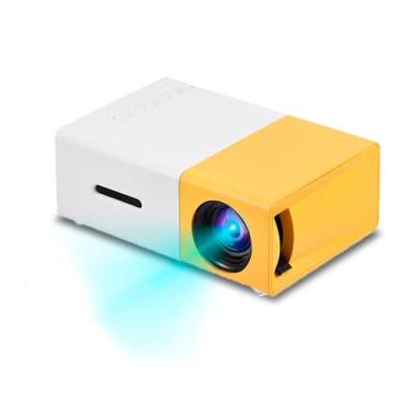 Imagem de YG 300 Projetor Portátil Mini LED 1080p HD USB - Alzza