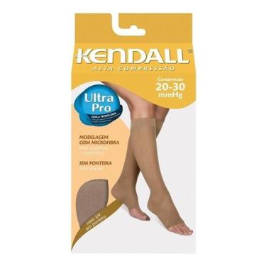 Imagem de Meia 3/4 Sem Ponteira Kendall Alta Compressão 1881, GG, Preto