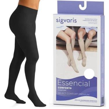 Imagem de Meia Calça Select Comfort Premium 862AT 20-30 MMHG Fechada Sigvaris, N