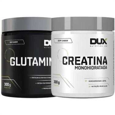 Imagem de Kit Dux Creatina Pura Monohidratada 300g + Glutamina Dux 300g - Dux Nu