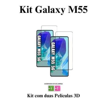 Imagem de Kit 2UN Película Frontal de Vidro 3D para Samsung Galaxy M55 5G - LXL
