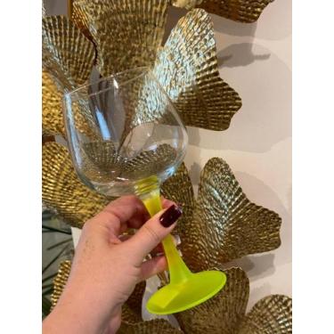 Imagem de Unidade de taça Ibiza em vidro 720ml base amarela - Globimport