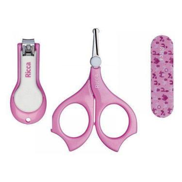 Imagem de Kit Manicure Baby Bebê Menino Menina Tesoura Cortador Lixa - anjo da m