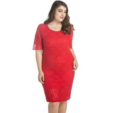 Imagem de Vestido Plus Size Festa Madrinha Civil Aniversario Batizado - Bella Fe