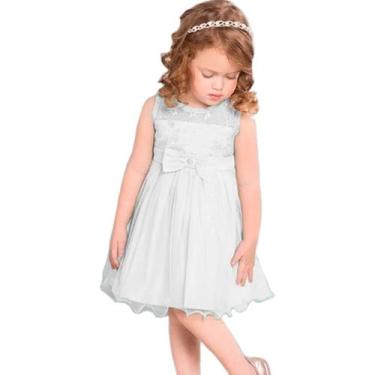 Imagem de Vestido Infantil Festa Batizado Bebe Casamento Aniversário - anjo da m
