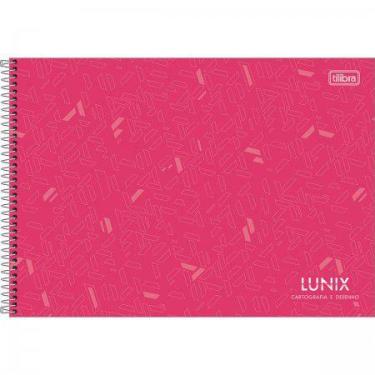 Imagem de Caderno de Cartografia e Desenho Milimetrado Lunix Espiral 60 Folhas -