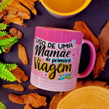 Imagem de Caneca Personalizada Mamãe de Primeira Viagem Rosa - Live