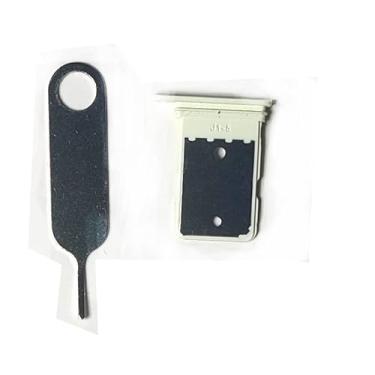 Imagem de Suporte de bandeja para cartão SIM Micro SD adaptador recipiente peça de reparo de reposição para Google Pixel 5A 5G (verde)