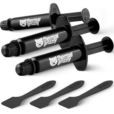 Imagem de Thermal Grizzly Kryonaut – Pacote com 3, pasta térmica de CPU de alto desempenho para resfriar todos os processadores, placas gráficas e dissipadores de calor - composto térmico para computadores e