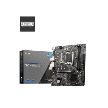 Imagem de MSI Placa-mãe PRO H610M-G ProSeries (suporta processadores Intel de 14ª/13ª/12ª geração, LGA 1700, DDR5, PCIe 4, 1Gbps LAN, M.2, SATA 6G, USB 3.2 Gen1, mATX)