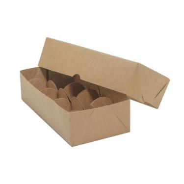 Imagem de 200 Caixas Para 8 Brigadeiro Visor Bombom Brigadeiro Trufas - Gráfica 