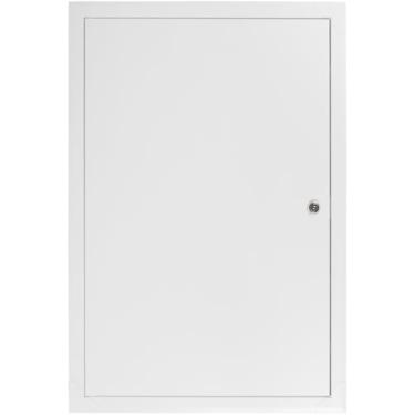 Imagem de Vent Systems Painel de acesso de metal bloqueável de 40,6 cm x 61 cm - Portas de fácil acesso com mecanismo de travamento - Painel de acesso para drywall, parede e teto, tampa de porta de serviço