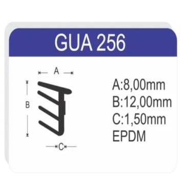 Imagem de Borracha gua-256 vedacao janela porta cobertura rolo 50 mts - VCB