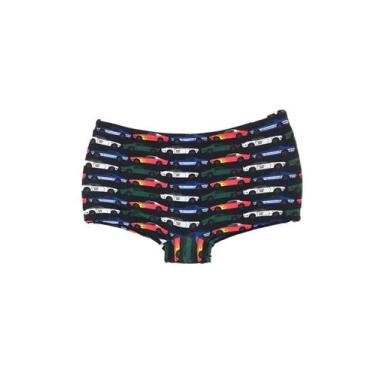 Imagem de Sunga Boxer Juvenil - Cor De Cacau, 10, Carros