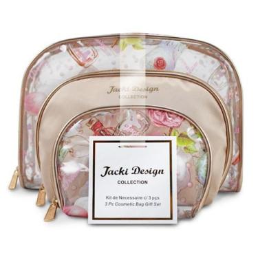 Imagem de Kit de Necessaire de 3 Peças Doce Encanto Jacki Design Dourado