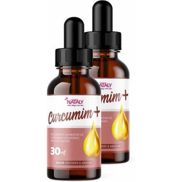 Imagem de Kit Com 2 Curc+ e Colágeno Tipo II Gotas 30ml - Nataly 