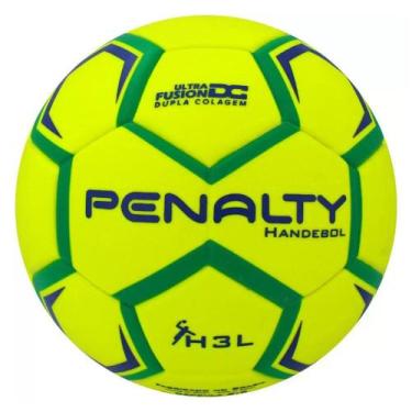 Imagem de Bola de Handebol Penalty H3L Ultra Fusion X, Amarelo, Verde, Único