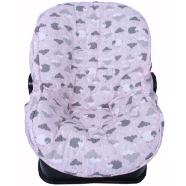 Imagem de Capa Bebê Conforto Ovelhinha Rosa - Giz de Cor