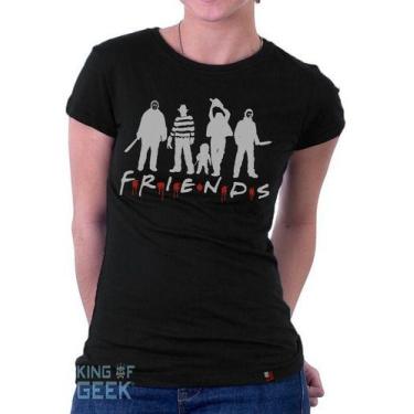 Imagem de Babylook Jason Freddy Krueger Blusinha Terror Friends Filmes - KING OF