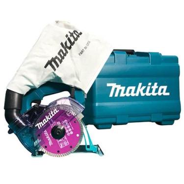 Imagem de Serra Mármore a Bateria 18V 125mm Makita DCC500ZKX1, A Bateria