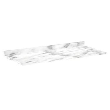 Imagem de Tampo para Balcão 120cm MDP Linea Luciane Móveis, Mármore BP