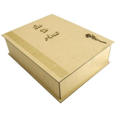 Imagem de Kit 4 Caixa Mini Vinho Chandon e 2 Taça Tampa Dobravel Aplique Eu Te A